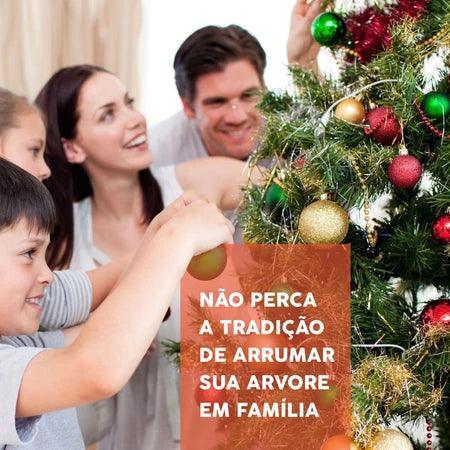 Árvore de Natal Pinheiro Canadense 1,20cm com 120 Galhos