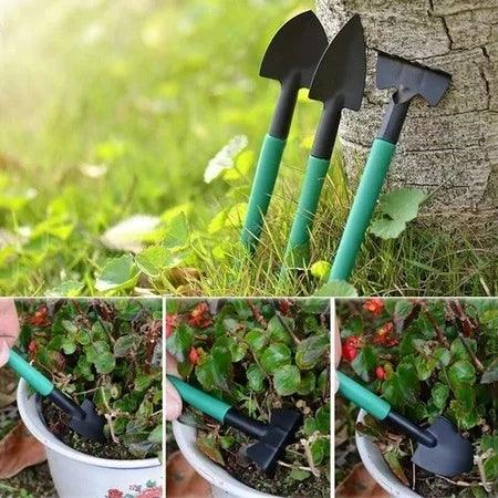 Kit de Jardinagem com 10 Peças e Maleta Organizadora